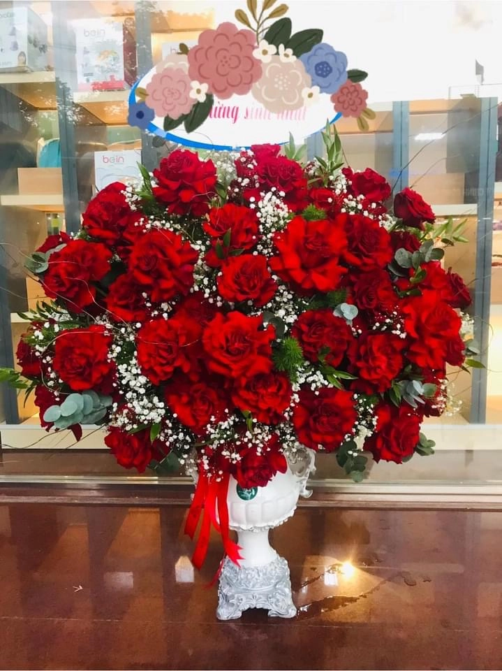 Lẵng hoa đại sang trọng