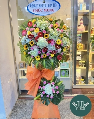 Kệ khai trương tự phối