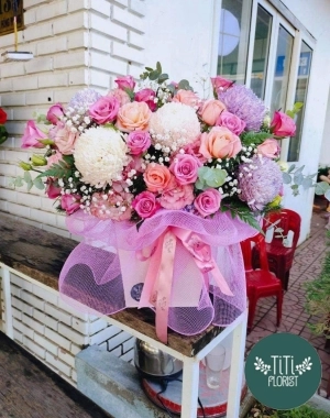 Lẵng hoa sinh nhật 