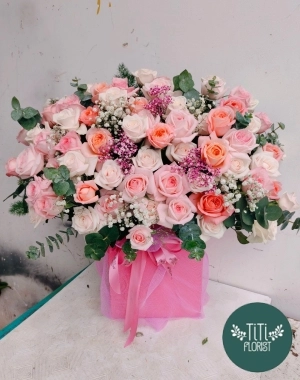 Chậu hồng đẹp 