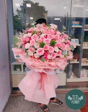 Bó hồng tình yêu 