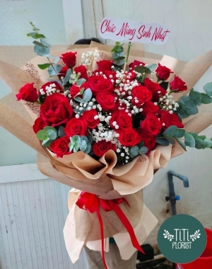 Bó hồng chúc mừng sinh nhật 