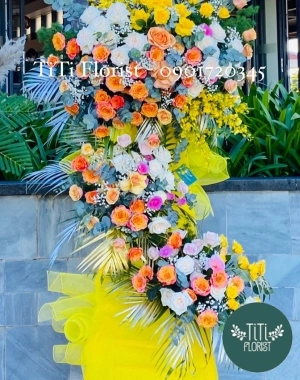 Kệ khai trương hoành tráng