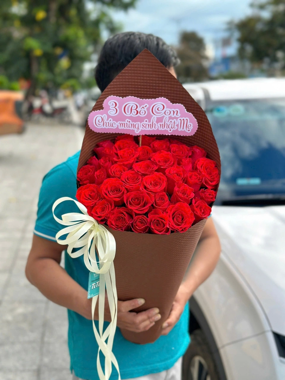 Bó hoa hồng đỏ 1