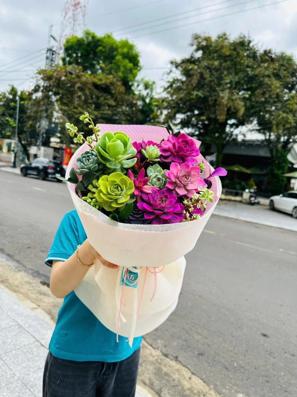 Bó Hoa Sen Đá Mix