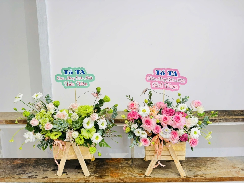 Lẵng hoa chúc mừng sinh nhật 1