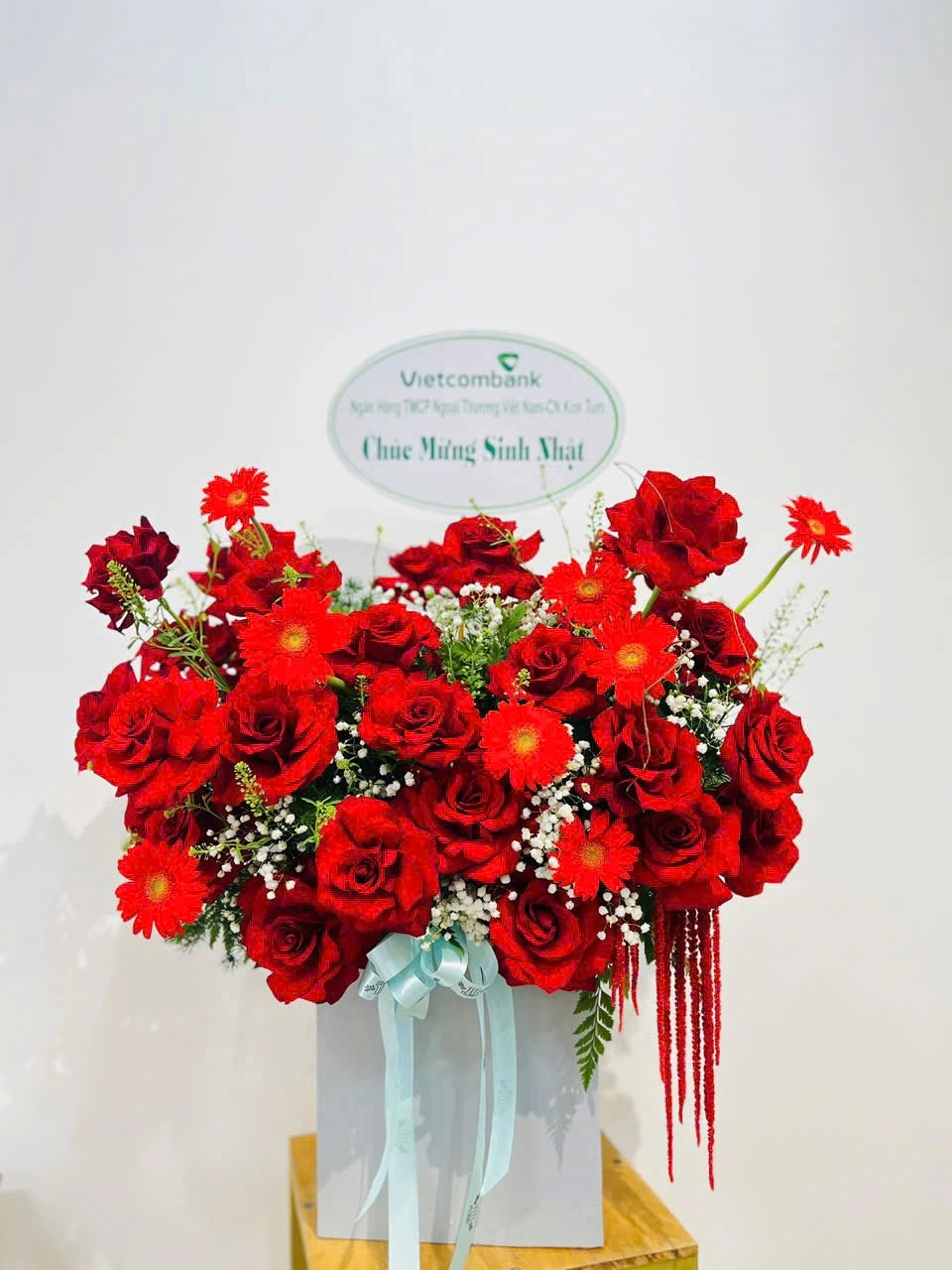 Lẵng hoa hồng đỏ 4