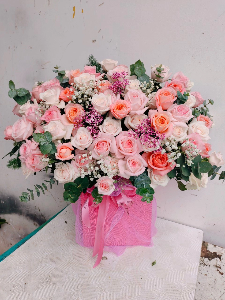 Chậu hồng đẹp 