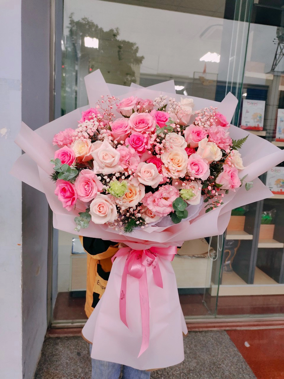 Bó hoa hồng nhập khẩu 