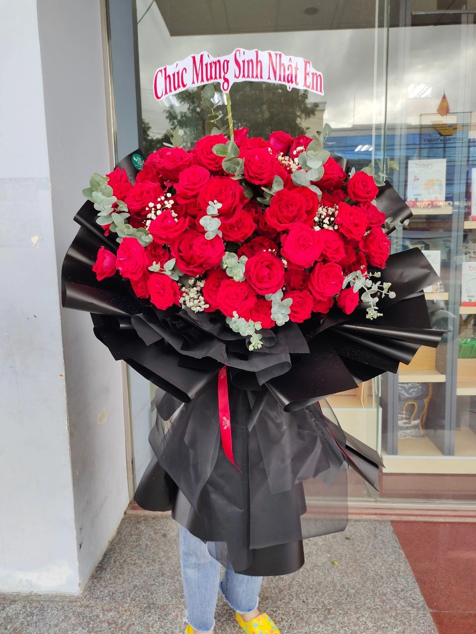 Bó hoa hồng đỏ đẹp 