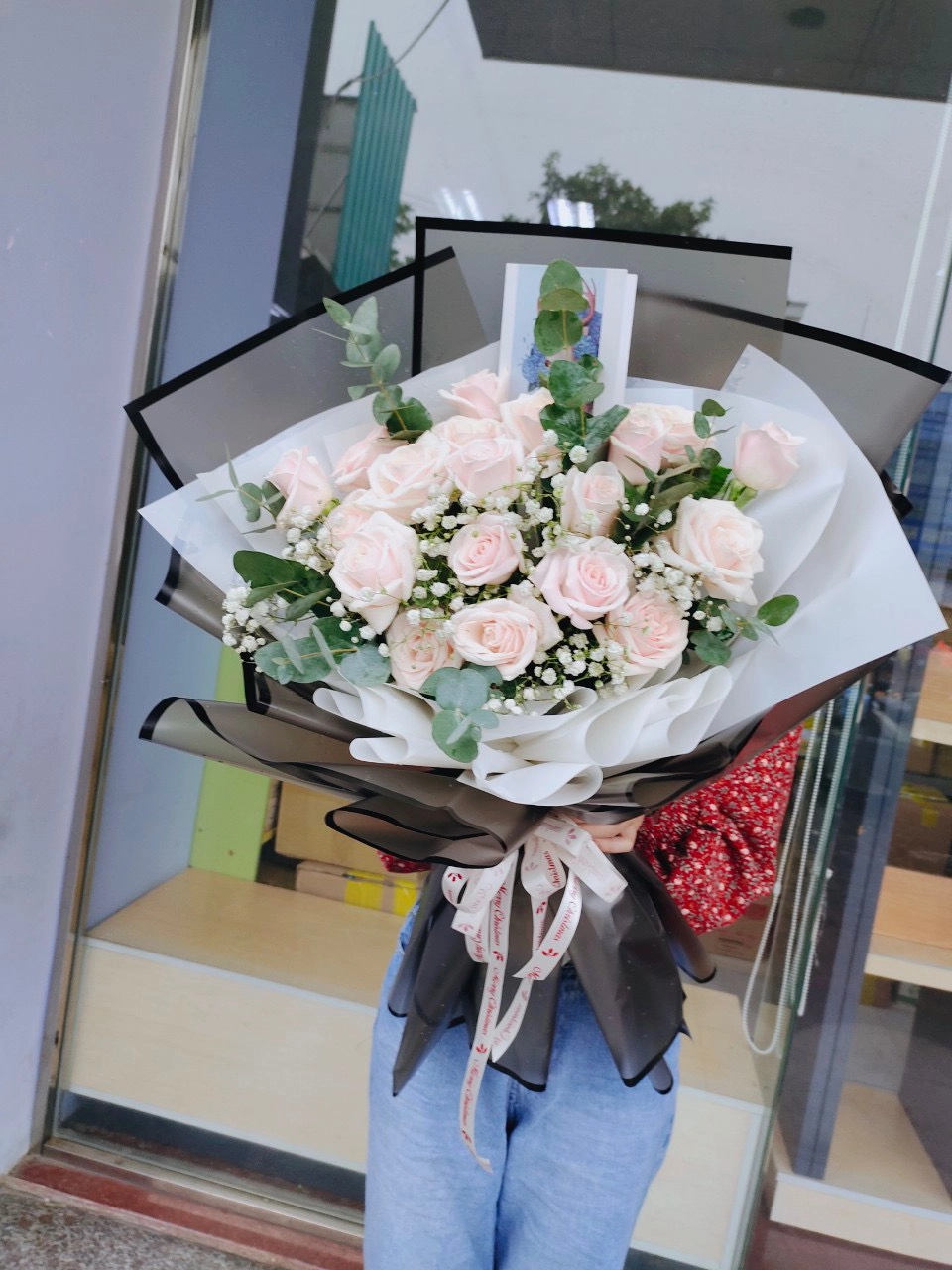 Bó hoa trắng sinh nhật 