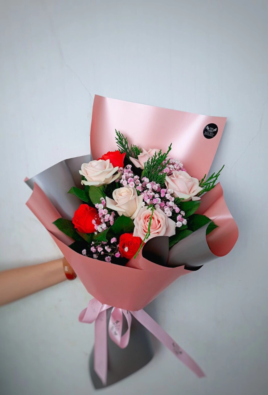 Bó hoa hồng sinh nhật nhỏ 