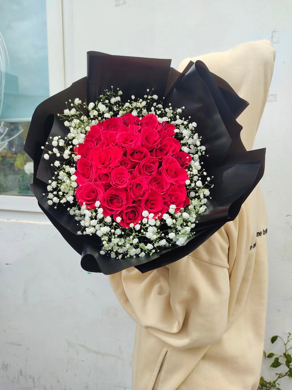 Bó hồng đỏ sinh nhật 