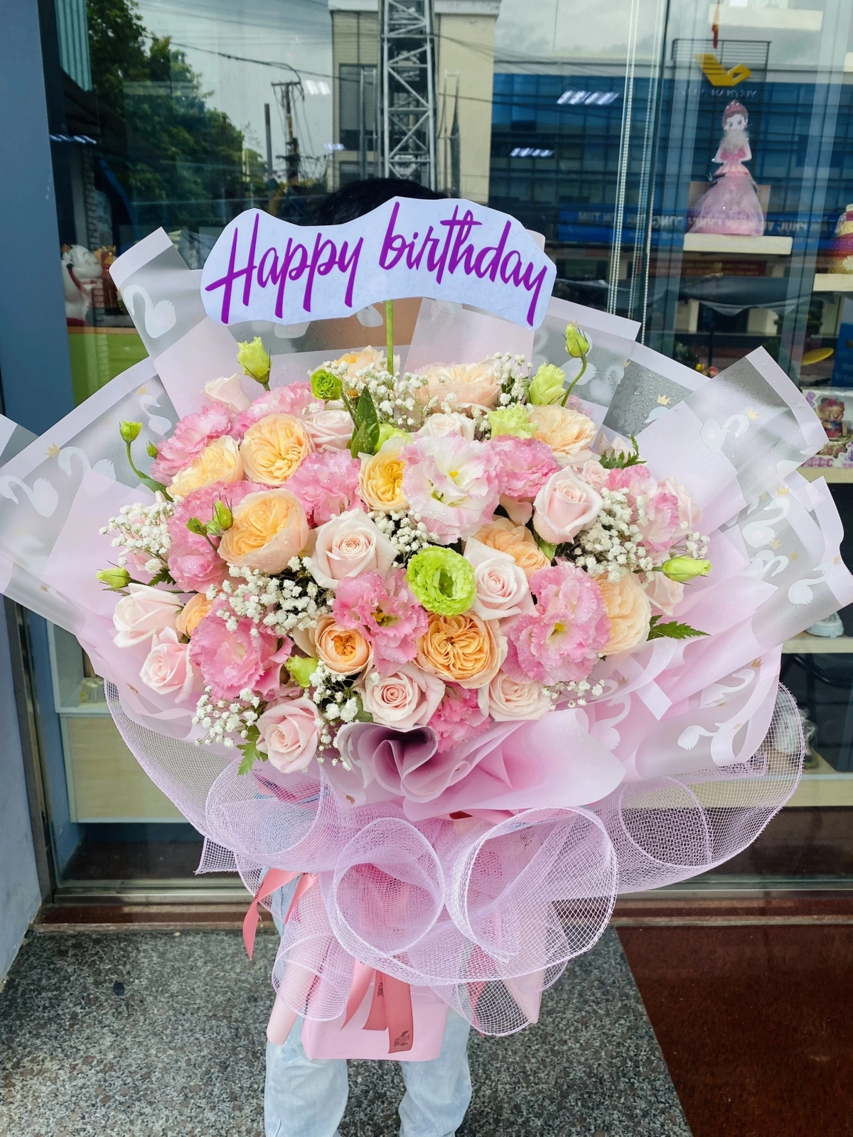 Bó hoa siêu to mừng sinh nhật