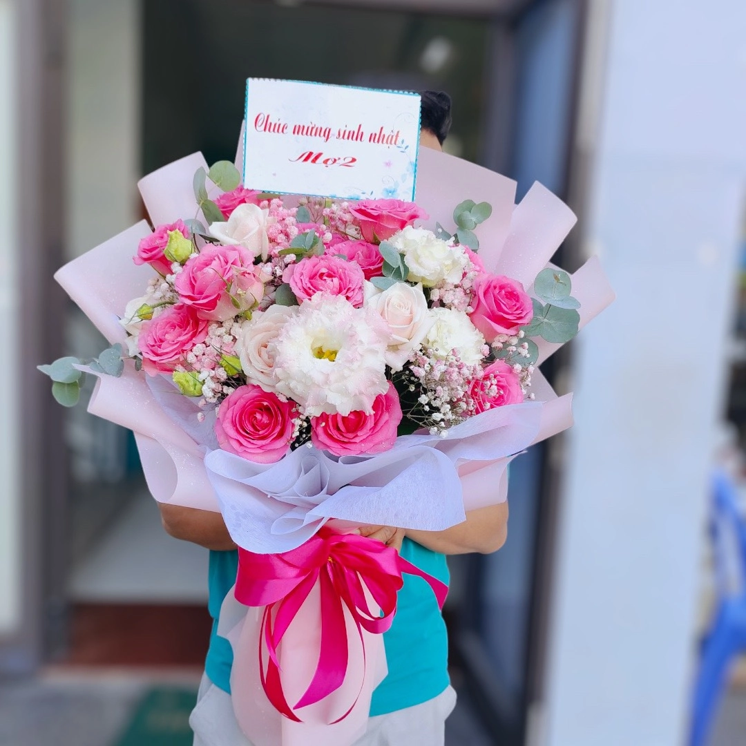 Bó hoa  hồng tình yêu