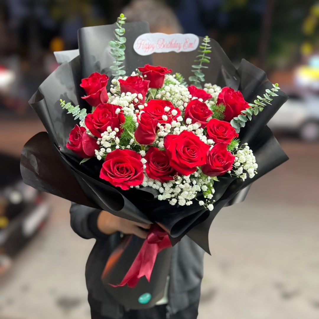 Bó hoa hồng đỏ 