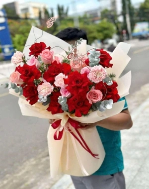 Bó hoa hồng đỏ 6