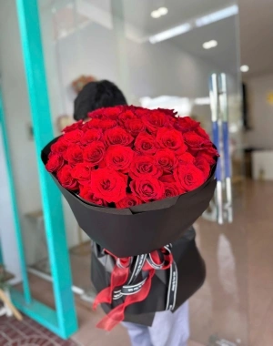 Bó hoa hồng đỏ 8