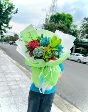 Bó hoa xương rồng