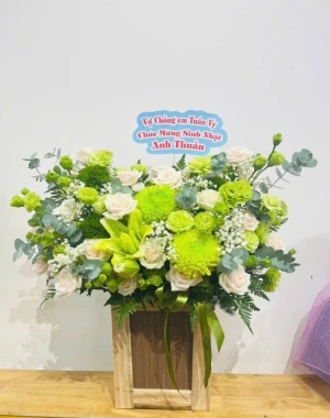 Lẵng hoa sinh nhật 2